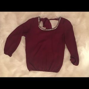 SOLD Charlotte Russe xs dressy top